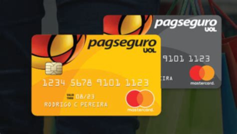 cartão de crédito pré-pago MasterCard do PagSeguro emitido pela conta PagBank