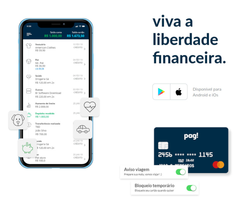 Bradesco incorpora função de abertura de conta no aplicativo para Android e iOS.