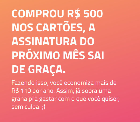 Gastos de R$500 ou mais no cartão isentam o correntista da mensalidade da conta Superdigital.